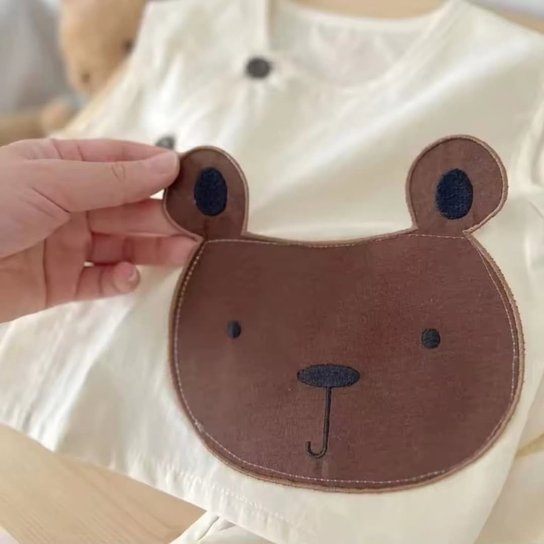 Sleeveless bear 2 piece set