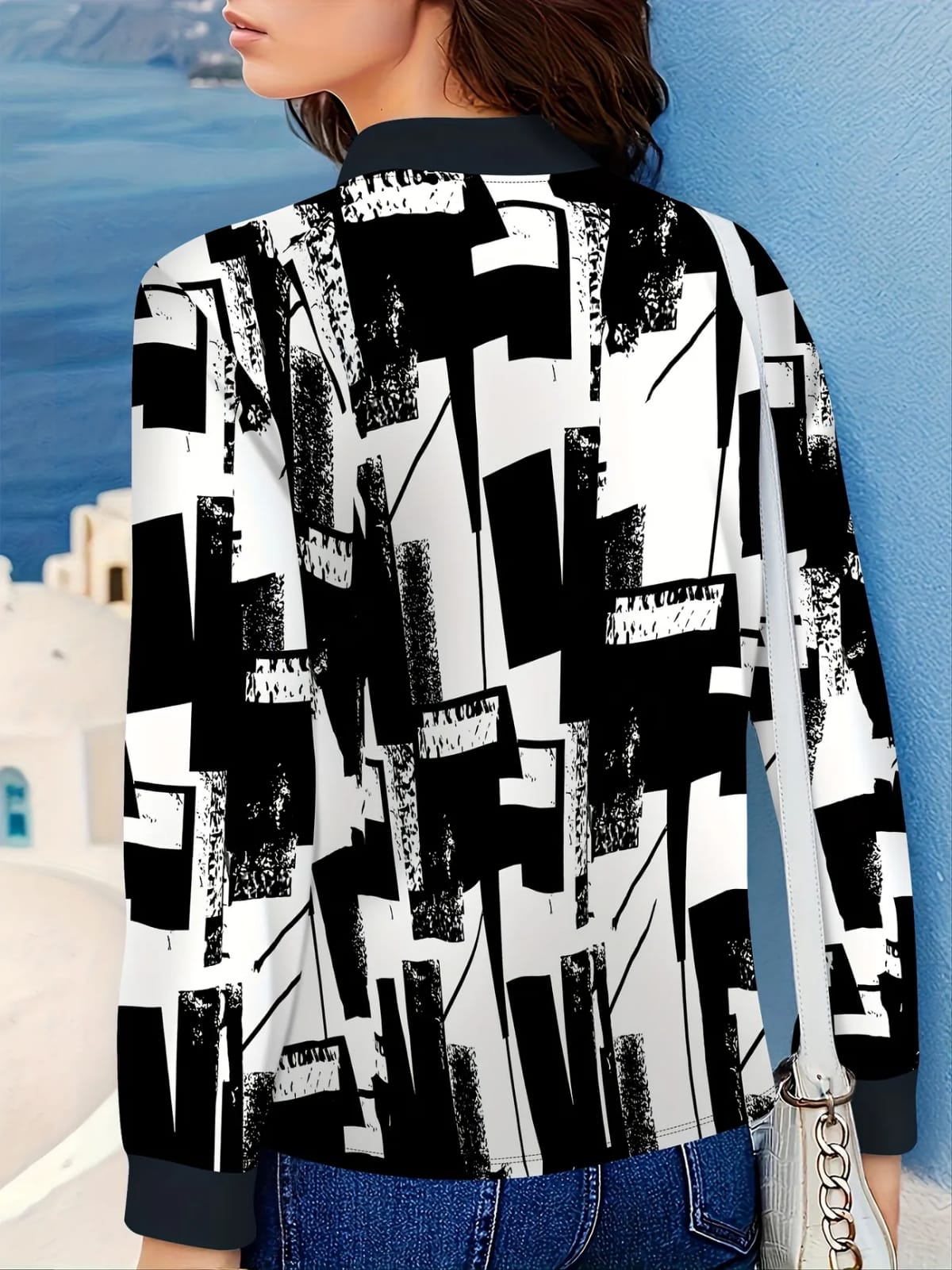 Ombre print Jacket for women