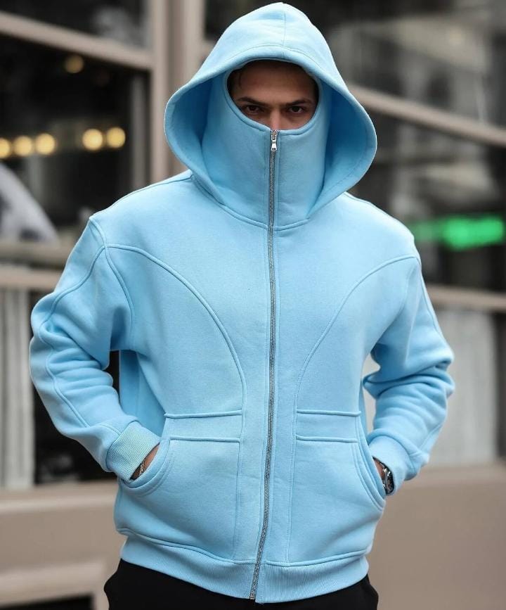 Turkish Masked Hoodies (Sky Blue)
