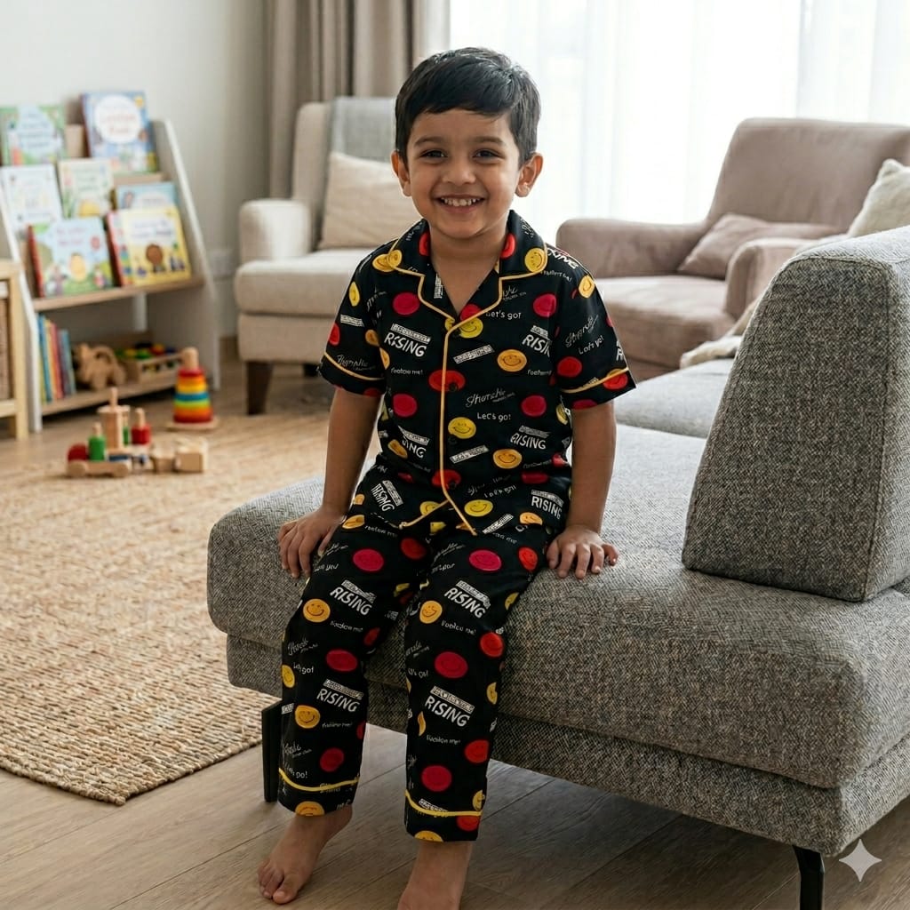 Rising star tracksuit for boys (Black)