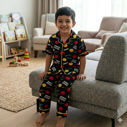 Rising star tracksuit for boys (Black)