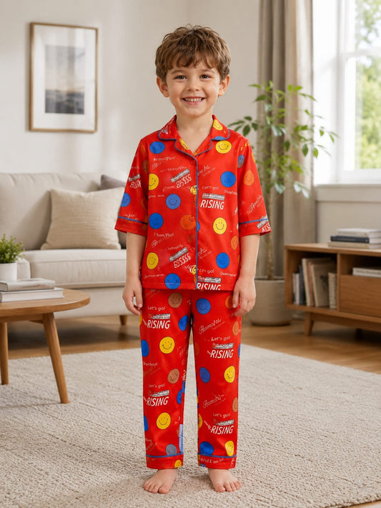 Rising star tracksuit for boys (Red)