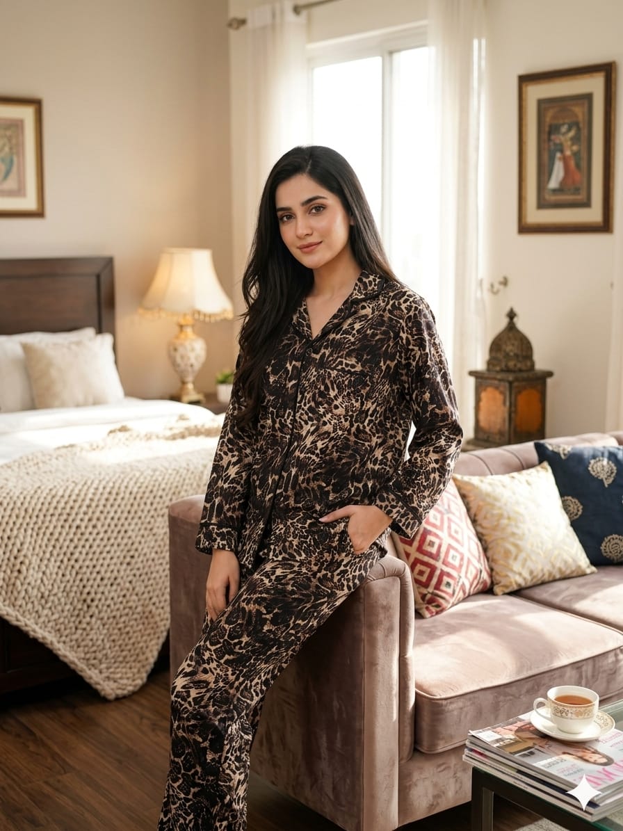 Luxe Leopard Lounge Set