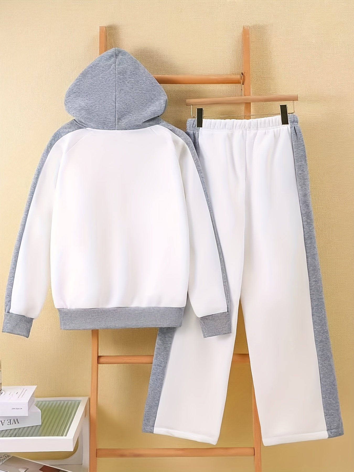 Super cozy hoodie set with wide trouser