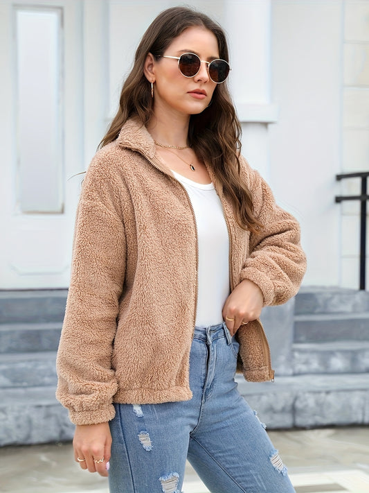 Miami ladies Winter coat- Soft Sherpa (Skin)