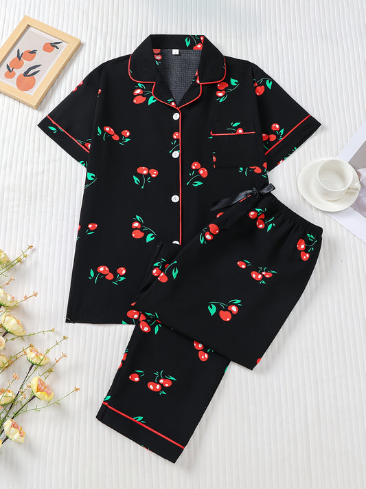 Cherry Orchard Pajama Set