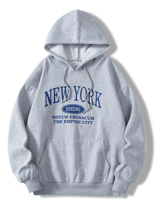 New York hoodie for men & women (Grey)