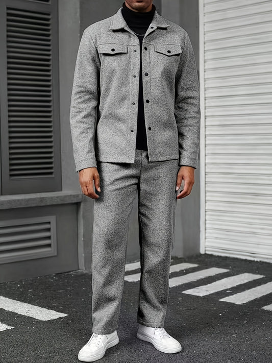 Wool tracksuit (Grey)