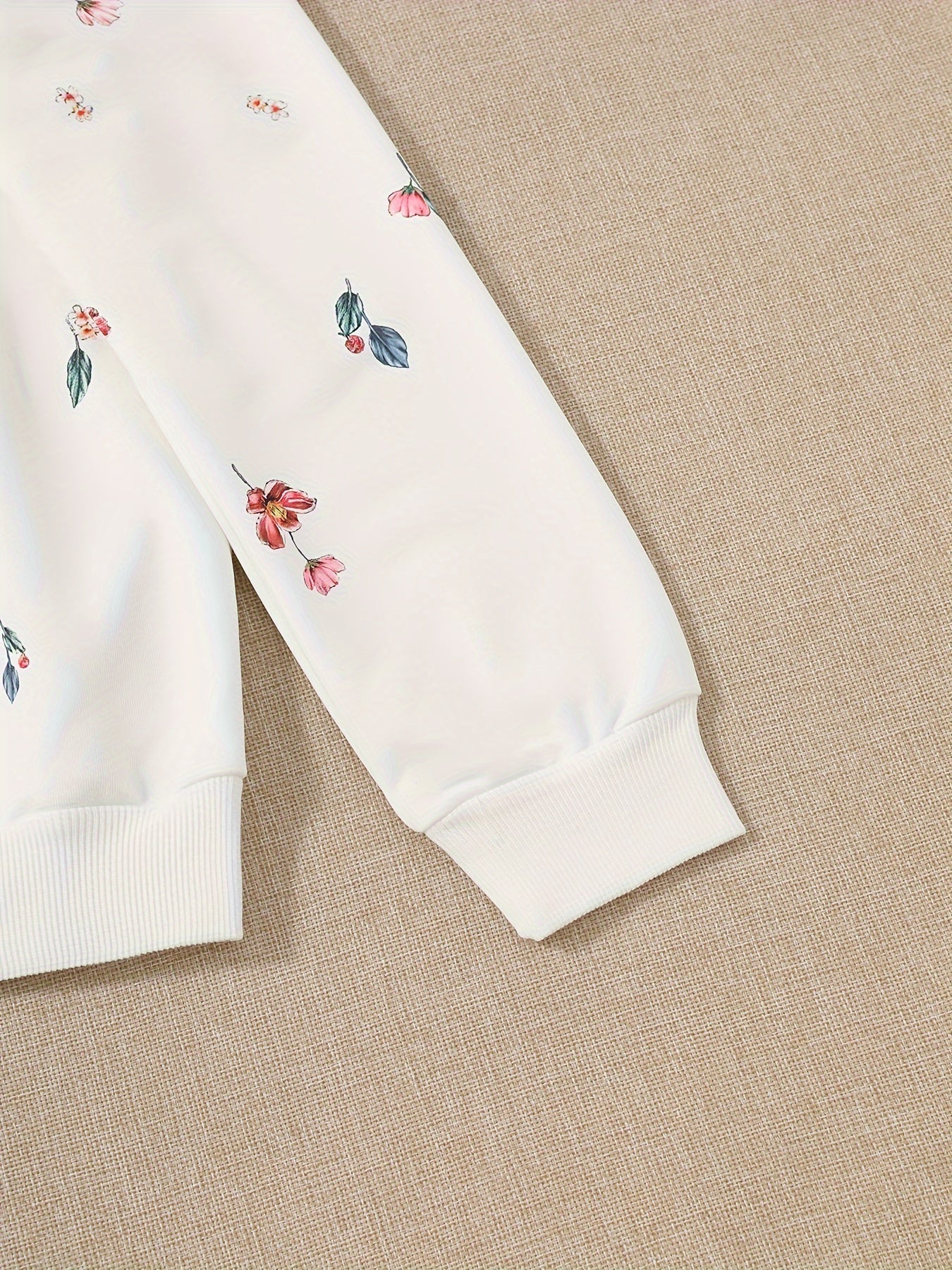 Floral sweatshirt for women
