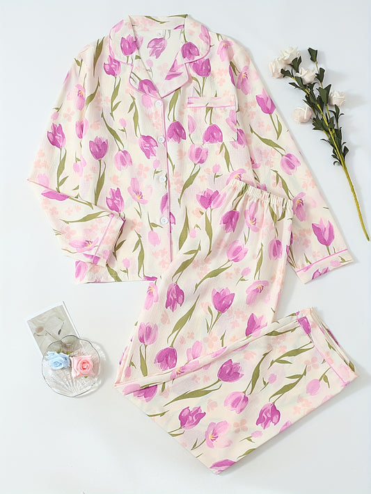 Tulip pajama set (Full sleeves)
