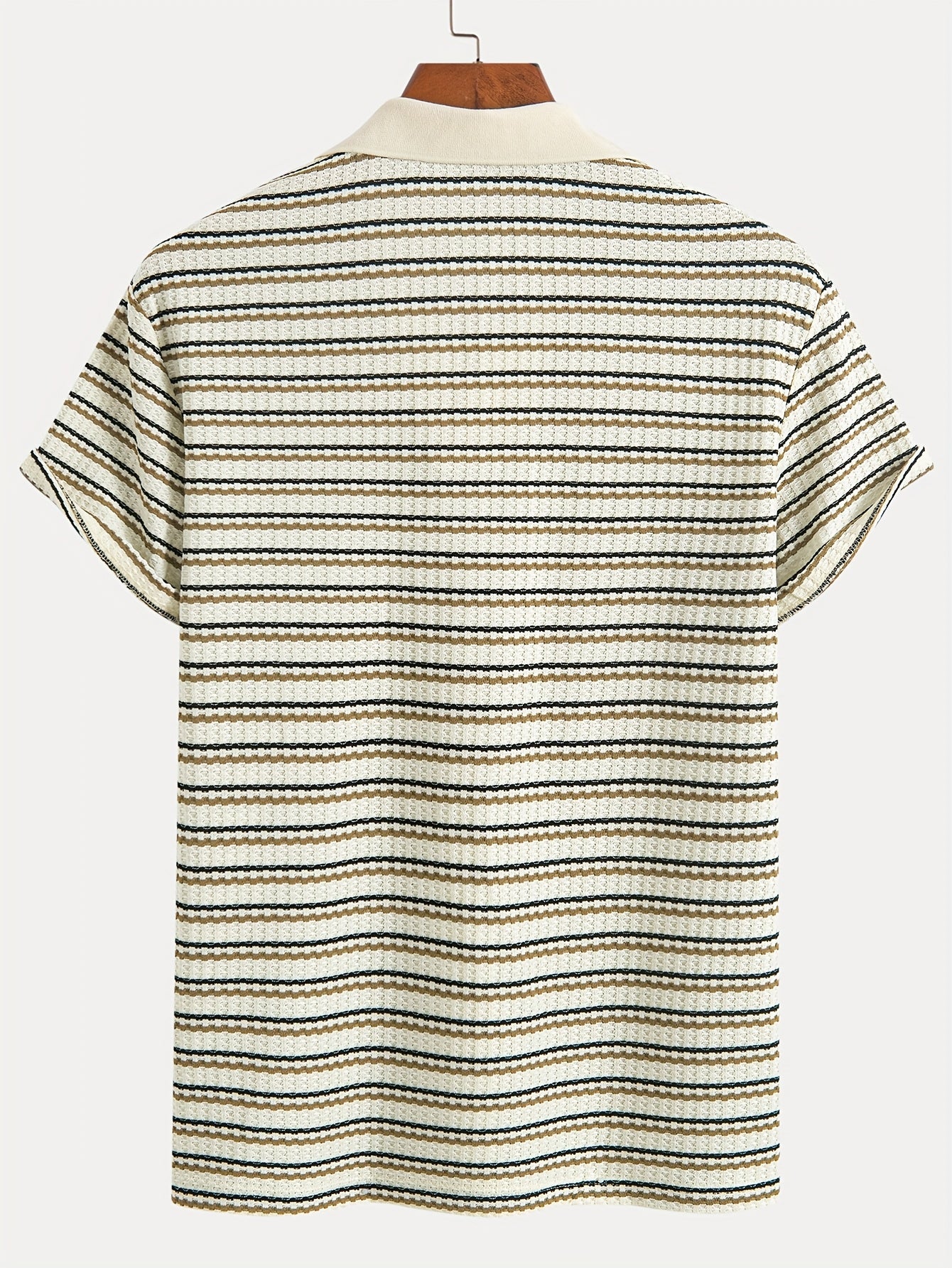 Italian strip polo (Apricot)