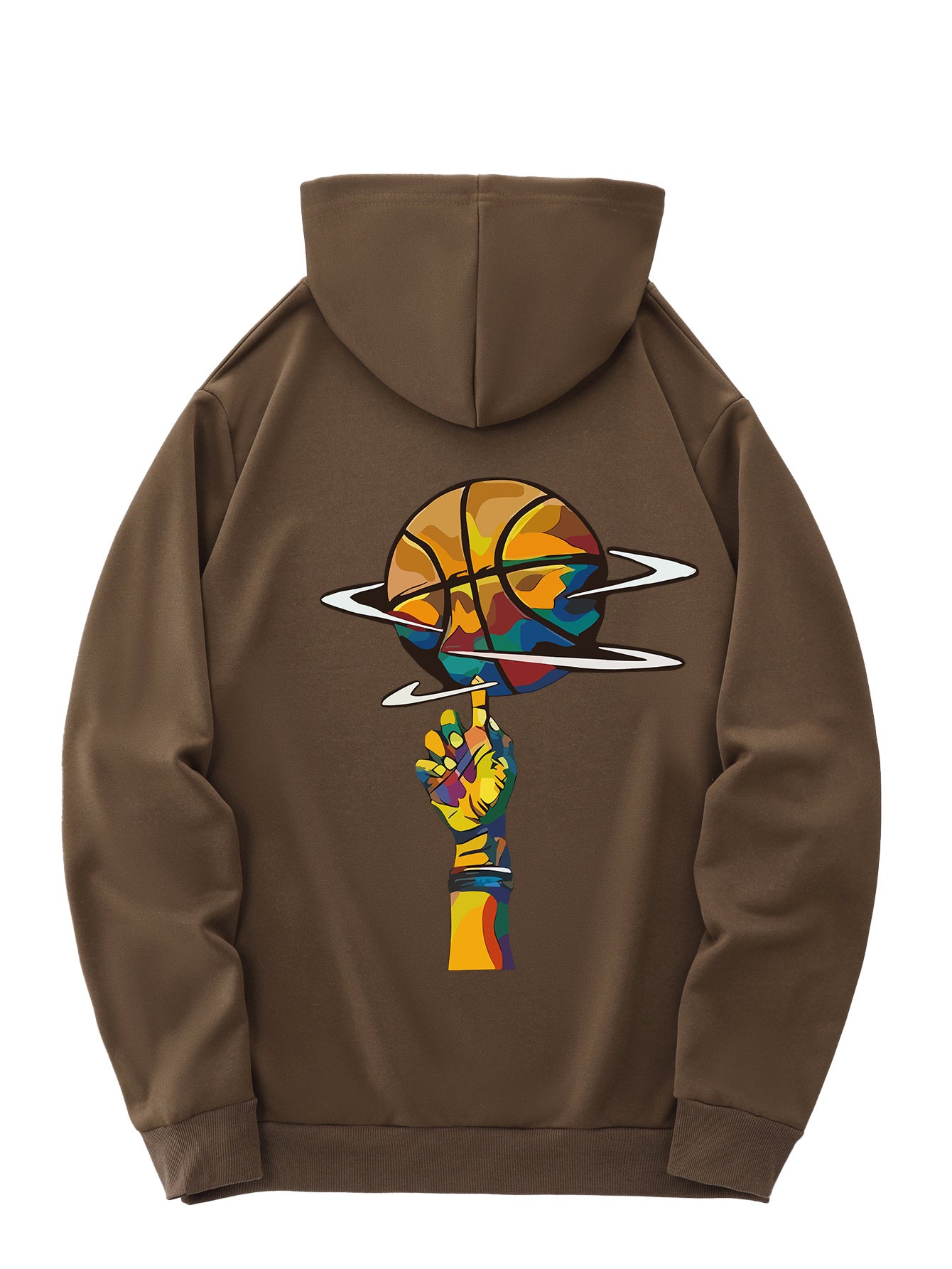 Basketball hoodie for men & women (Coffee)