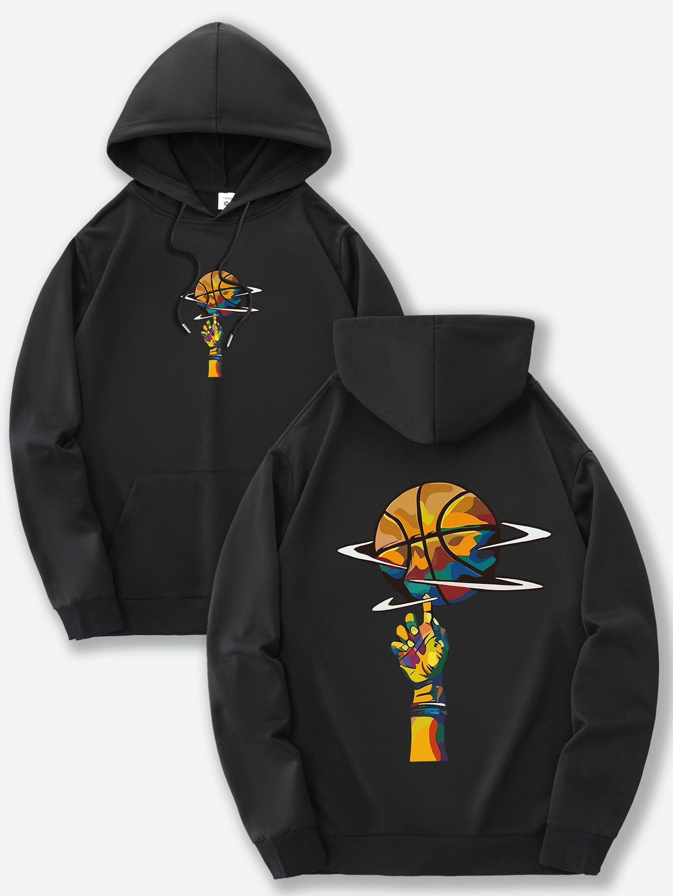 Basketball hoodie for men & women (Black)