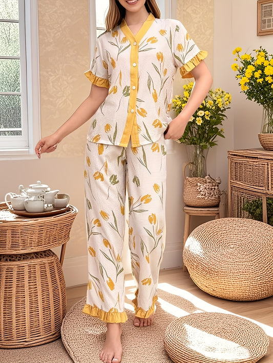 Bubbles wrinkles pajamas set (Four seasons)