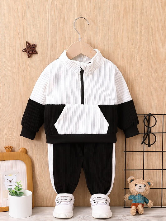 Corduroy outfit for boys and girls