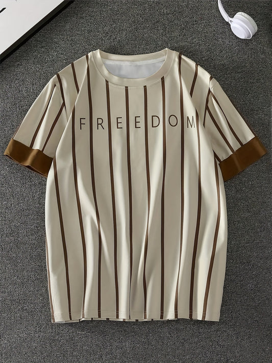 Freedom artistic print tshirt