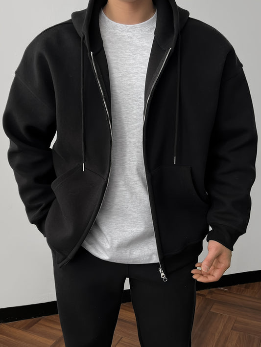 Cross border winter tracksuit for Men (black)