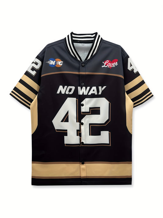 No Way baseball shirt
