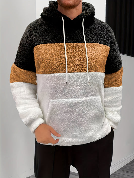 Sherpa Hoodie for men- Soft warm Casual Streetwear