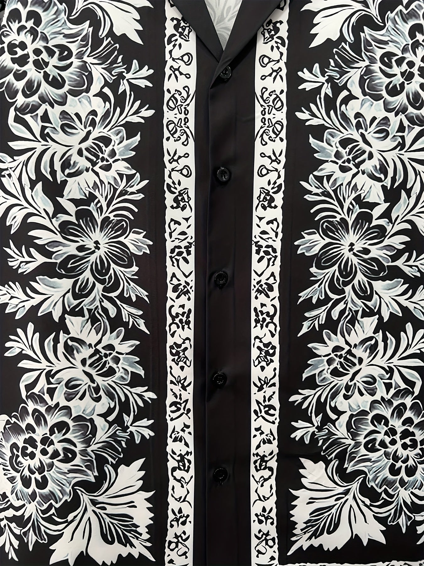 Symmetrical floral printed Shirt
