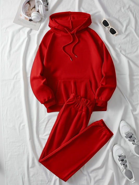 Greek hoodie set for women and men (Red)