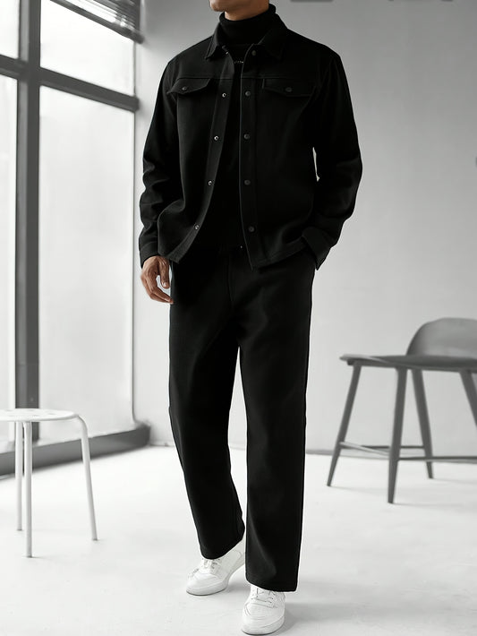 Wool tracksuit (black)