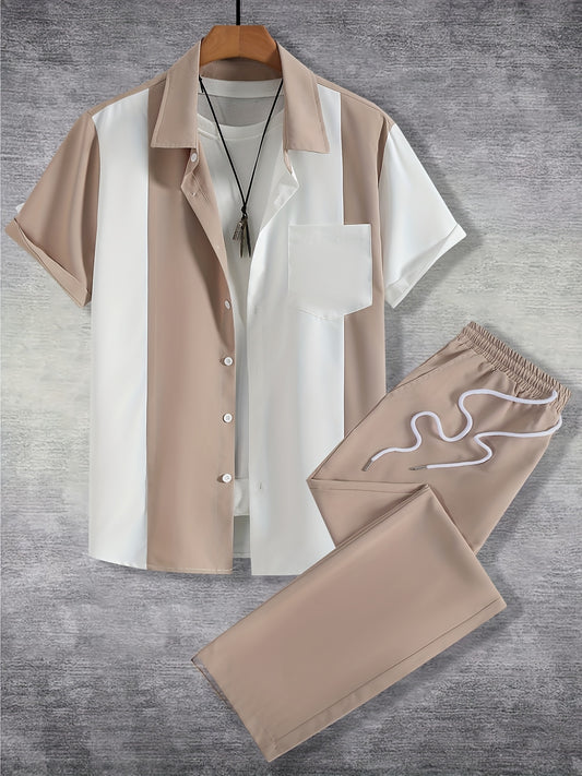 Lapel tracksuit (Apricot)