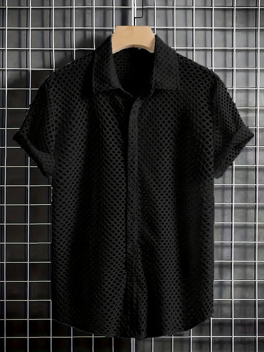 Hollow out shirt  (Black)