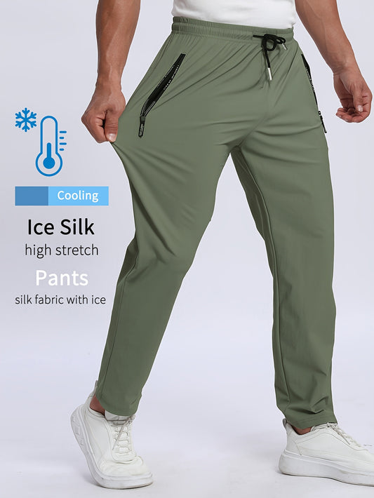 Ice silk Trouser (Army Green)