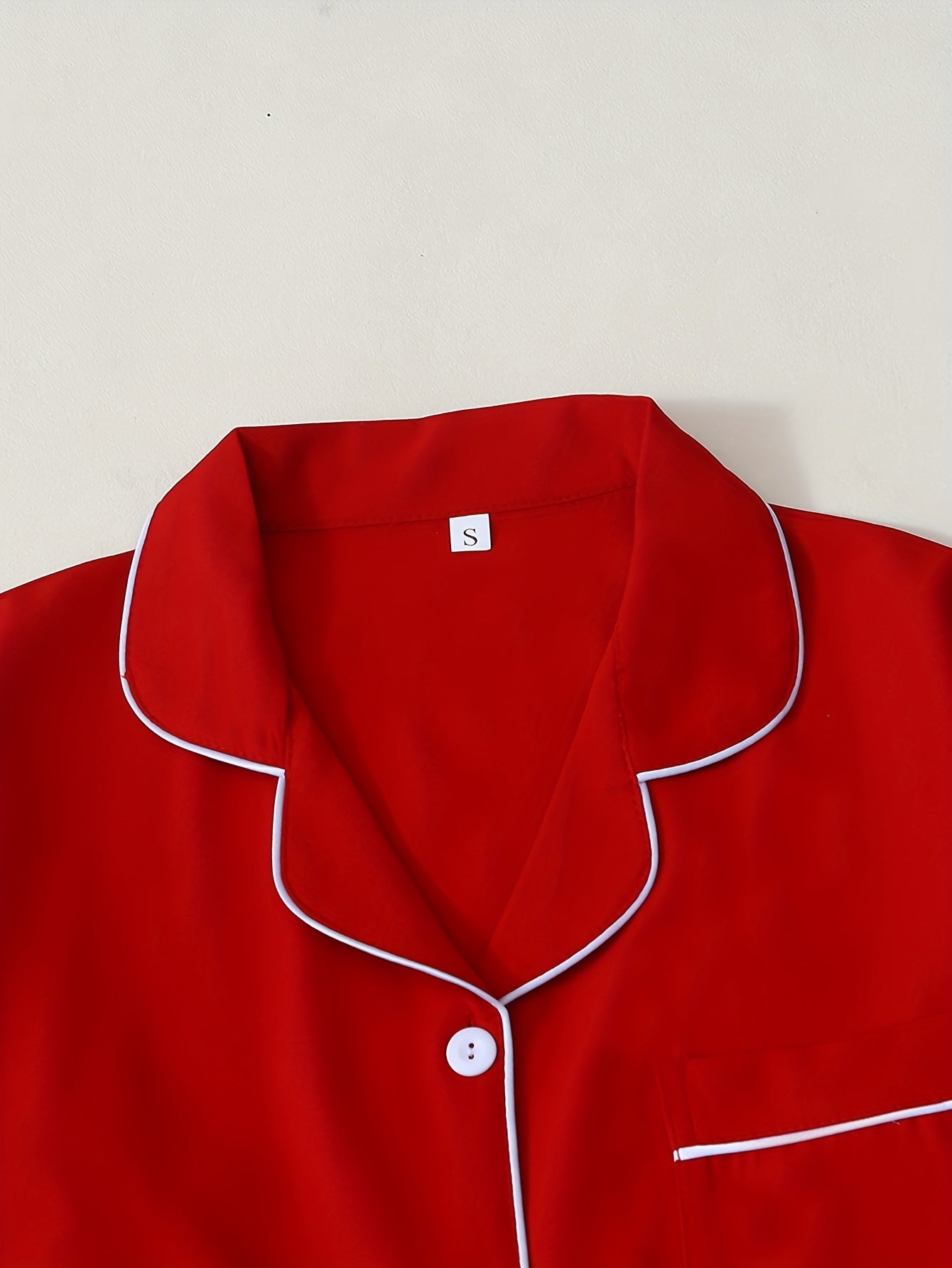 Cardigan Pajama Set (Red)