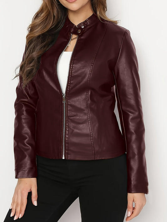 Windbreaker jacket for women (Burgundy)