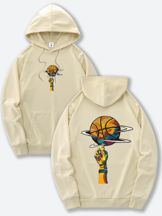 Basketball hoodie for men & women (Apricot)
