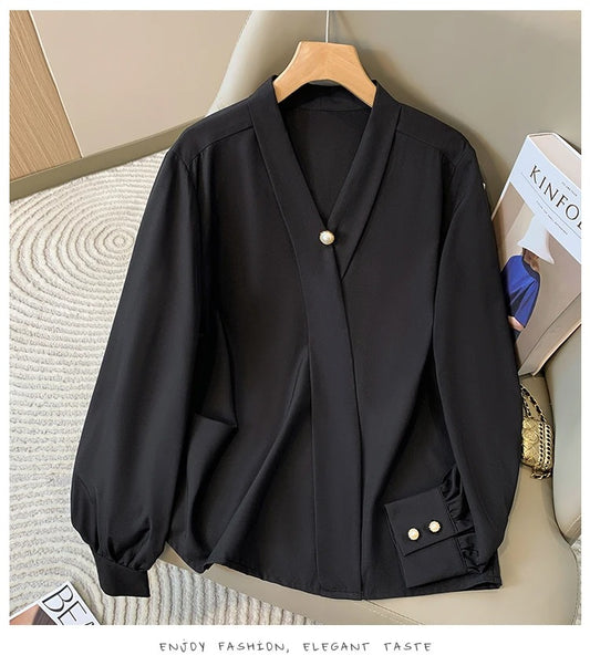 Korean shirt (Black)