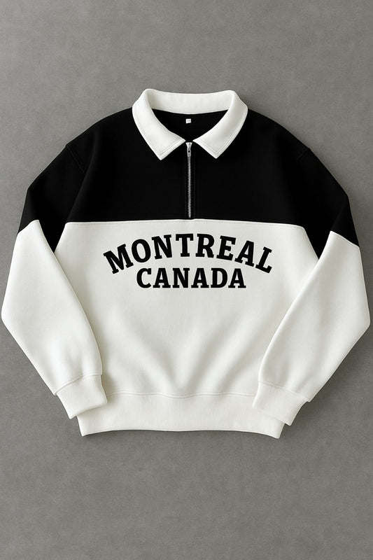 Montreal Canada sweatshirt (Black and White)