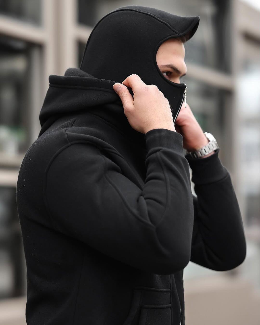 Turkish Masked Hoodies (Black)